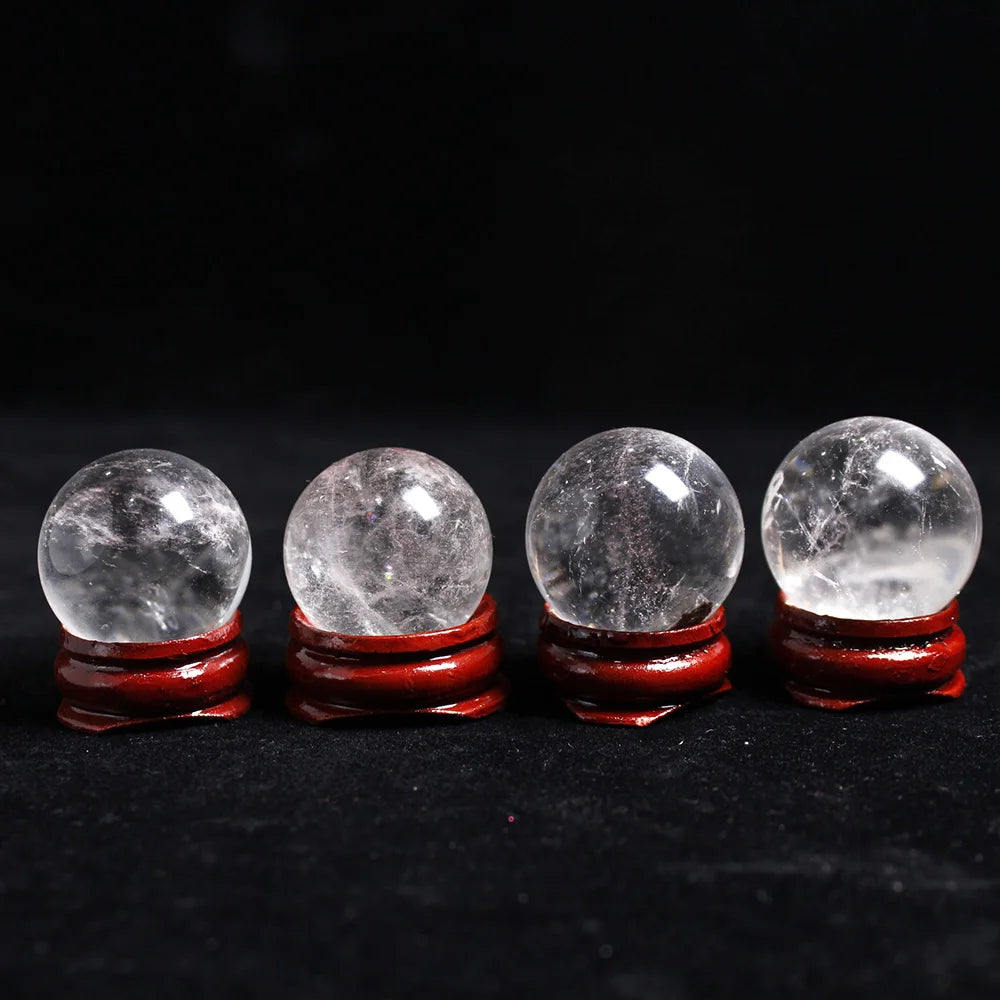 Sphère de Cristal de Quartz Naturel — Décoration Feng Shui