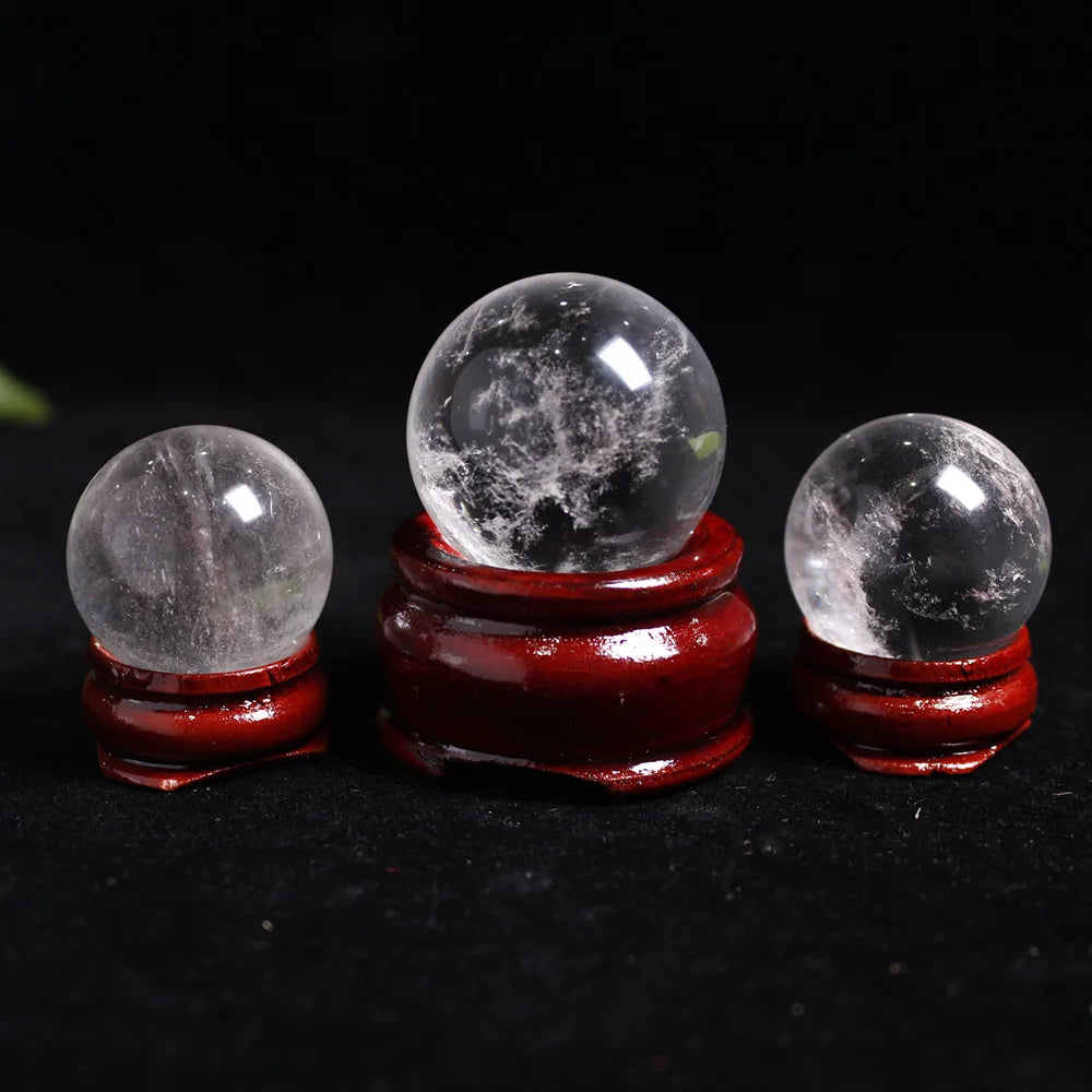 Sphère de Cristal de Quartz Naturel — Décoration Feng Shui