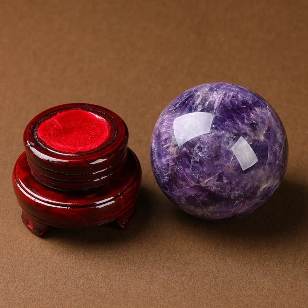 Boule de Cristal Améthyste Naturelle — Pierre de Guérison Feng Shui